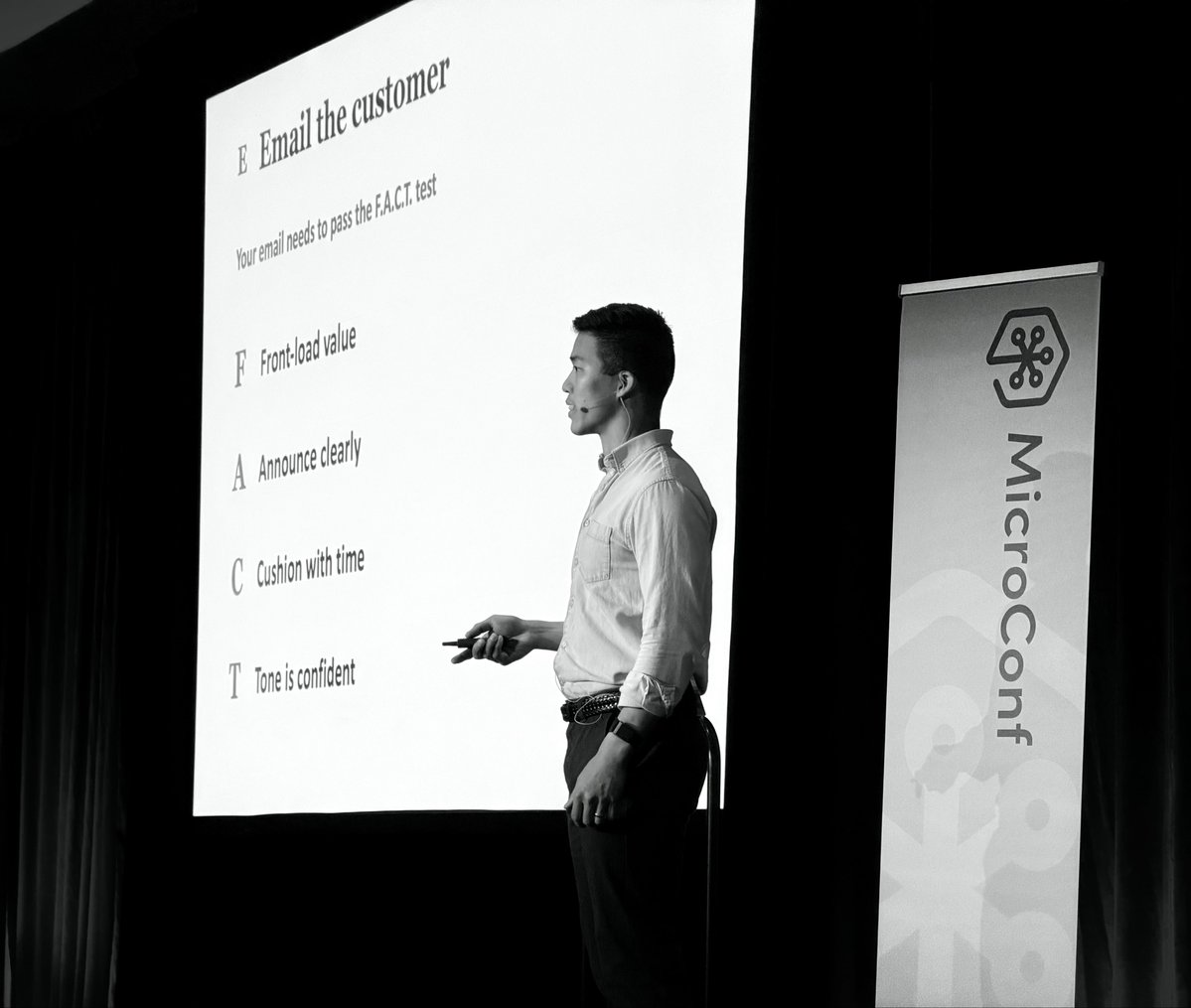 The FACT test — Alex Pham at MicroConf
