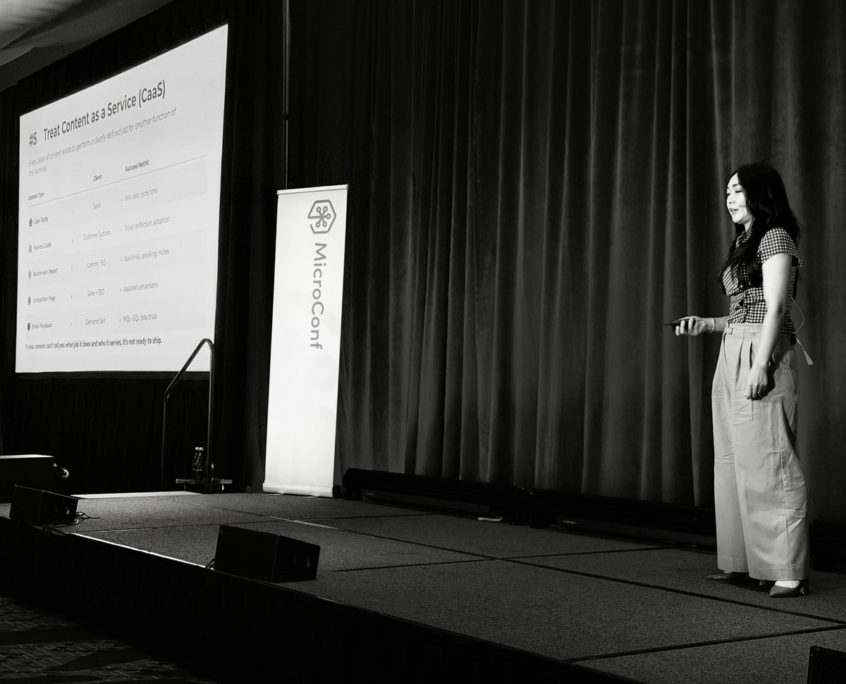 Content as a service — Amanda Natividad at MicroConf