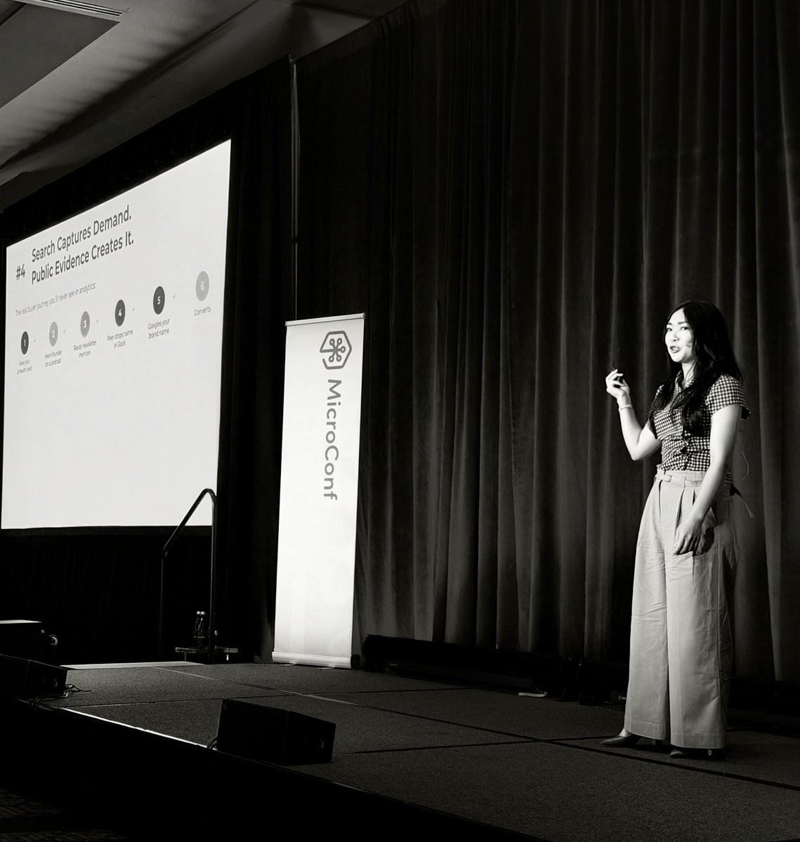 Public evidence creates demand — Amanda Natividad at MicroConf