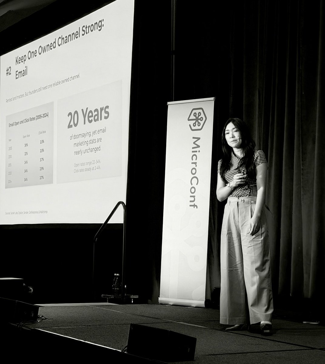 Don't build on rented land — Amanda Natividad at MicroConf